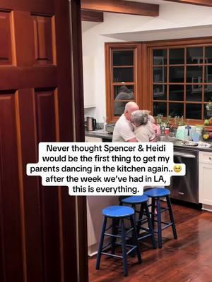 Everyone go stream so we can get Spencer a new house #palisadesfire #supportsystem #dancinginthekitchen #spencerpratt #parentsoftiktok #parentsinlove @Spencer Pratt @heidimontag 