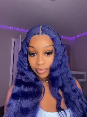 It’s giving blueberryyy💙💙@eullair hair @eullair hair shop    Click the link below😍 #fyp #bluewig #coloredwig #wiginstall