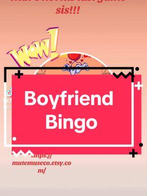 Unlock the Fun with Boyfriend Bingo—The Game Every Couple Needs! 👫 #BingoFun #RelationshipGame #BingoChallenge #CoupleAdventures #EtsyShop#ShopNow