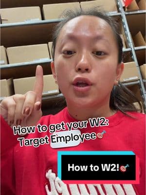 How to W2!🎯 #targetemployee #targetworker  #greenscreen 