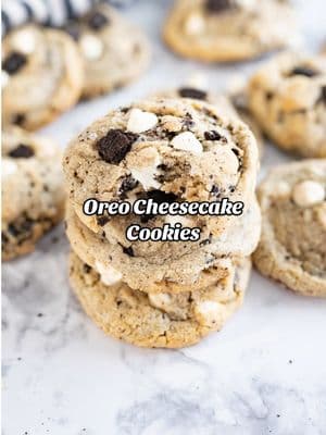 If you ask me, you can’t go wrong with Oreo flavored anything! 😋 When you combine the cheesecake flavor with the Oreos? These cookies are seriously out of this world. We’re bringing in the cheesecake flavor with powdered pudding mix, which also makes the cookies extremely soft.🙌 Search ‘Oreo cheesecake cookies’ using the link in my bio for the full recipe!  #oreo #oreocheesecake #cheesecake #cookiesoftiktok #cookielover #baking #baker #foodiesoftiktok 