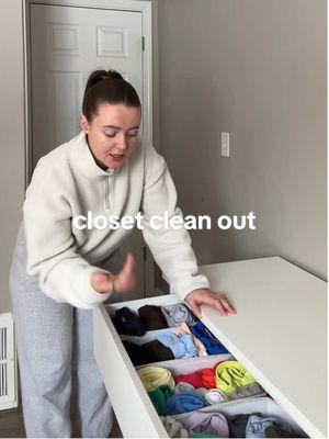 this made me feel 😵‍💫 but also much better, so this is your sign to clean out your closet!!! #closetcleanout #closetorganization #cleanout 