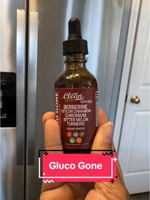 Clean Nutra Gluco Gone #BloodSugar ##liquidsupplements #Berberine #Cinnamon #Chromium #BitterMelon #Turmeric #LiquidDrops #Natural #Supplements