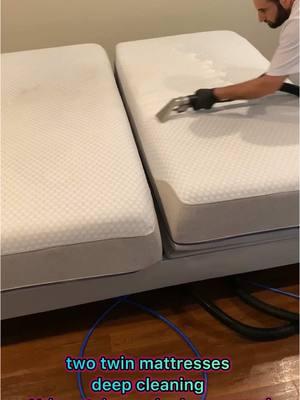 mattresses deep cleaning Urine  stains and odor removal #cleaning #CleanTok #clean #mattresscleaning #fyp #foryoupage 