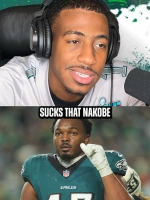 Reaction to Nakobe Dean’s season ending injury. #realtalk  #nakobedean #eagles #nfl 