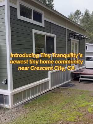 Take a look at this 30x10 Bay Cottage nestled in the new @tinytranquilitypark Hiouchi Tiny Tranquility at the Redwoods tiny home community!  - Our customer Jody has the cutest at cottage  tiny home in the perfect spot right next to a small creek. Imagine how amazing it sounds at night!  - Let us know in the comments if you want an inside tour of this Bay Cottage! #pacificatinyhomes - Send us a dm for more information on their new tiny home community 🏡  - #tinyhometour #tinyhousetour #hiouchicalifornia #crescentcity #brookingsoregon #tinyhomecommunity #tinyhousecommunity #smallhomeliving #tinytranquilityrvpark #tinyhomeideas #tinyhomeinterior #tinyhouseinterior #tinyhouseideas #tinyhouseliving #rvcommunity #tinyhomeforsale #tinyhouseforsale #livingbiginatinyhouse #tinyhousemovement #tinyhousenation