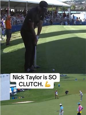 The pressure doesn’t get to Nick Taylor 😎 #golf #fyp #pressure #PGATOUR 