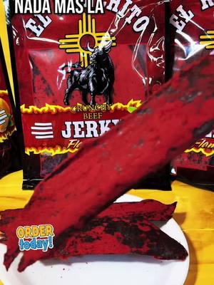 #lamejorcarnitaseca #carne #seca #flaminghot #flaming @El Ranchito Jerky #meencanta #recomendada 