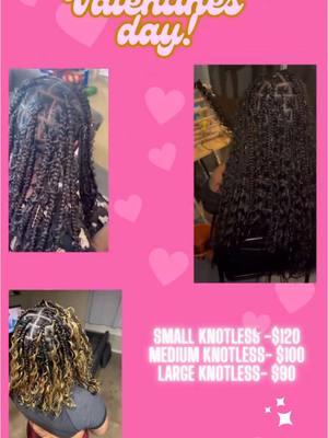 BOOK NOW !!! ✅ #fyp #braidersnearme #knotlessbraids #famous #braids #bohobraidsnearme #valentinedeals #cleanparts #booknow