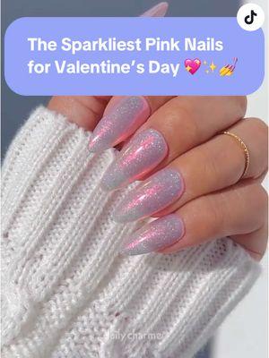 POV: You found the perfect Sparkliest Pink Nails for Valentine's Day 🤩✨💖 Perfect for beginners & so easy to recreate! 🫶  💅 Everything used for this look is from the brand Daily Charme & is listed below. All goodies are available now in our TikTok shop or via the 🔗 in bi0 💖 ✨ SAVE for your next nail inspo. ✨ SHARE to spread the sparkle! Using @daily_charme products: • Holo Twinkle H78 Rosetta • Chrome Effect Gel • Ruby Stardust Chrome Powder • 5-in-1 Strengthening Gel • Diamond Shine Top Coat • Almond Medium Clear Charme Gel Extension Tips Follow for more dreamy nail tutorials! #vdaynails #valentinesnails #holonails #chromenails #pinknails #reflectivenails #easynails #beginnernails #howtonails #diyvalentinesnails #auroranails #sparklynails #trendynails2025 #glitternails #nailtrends2025 #nailtutorials #nailartvideos #coquettenails #nailinspo2025 #cutepinknails #romanticnails #valentinesdaybeauty #dailycharme #pinkglitternails #chromepinknails #diybeautyideas #holographicnails #vdaymanicure #nailartlovers #beginnerfriendlynails 