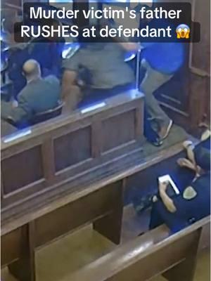 A murder victim's father rushes at a defendant in court. #CourtCam #courtroom #courtroomdrama #judge #court #caughtoncamera 