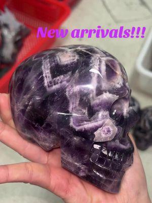 New arrivals!!!#fyp #crystals #crystalshop #crystalhealing #crystalcarvings #crystalskull #skull 