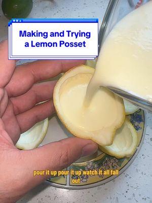 Making and Trying a Lemon Posset! recipe from @Noa #lemonposset #EasyRecipes #simplerecipes #lemonposset #dessert 