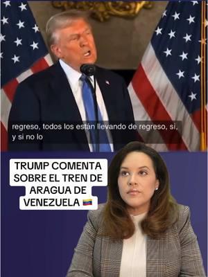 🇺🇸 ¿Cree que las sanciones ayudarán cuando se trata de que Venezuela recupere a los pandilleros deportados del Tren de Aragua? #inmigracion #inmigrantes #inmigranteslatinos #presidentetrump #trendearagua 