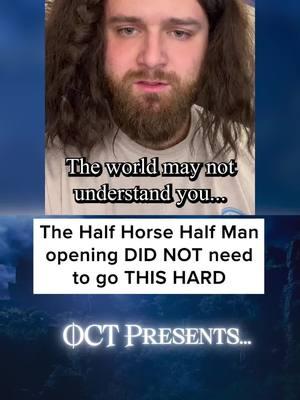 FULL VID GOES EVEN HARDER 😤😤😤 #oct #halfhorsehalfman #comedymusic #boburnham #funnyvideo 