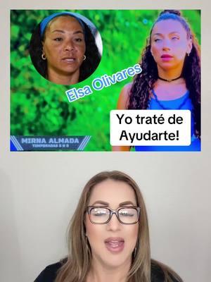 Que consejo le darías a Mirna ? #Elsaolivares #videoviral #seguidores #todos #reality #destacar #Exatlon @ExatlonEEUU 