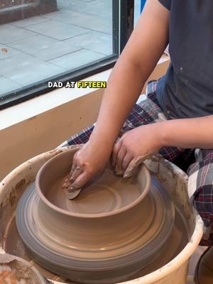 Although in all fairness I might feel differently if my dad had lived past seventy… #fyp #pottery #art 