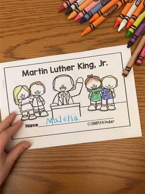 Check out the link in profile for your Martin Luther King Free Reader now!!! ✅ 🎉  #mlk #MLKDay #martinlutherkingjr #drmartinlutherking #reader #kindergarten