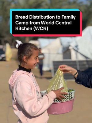 Today by the support of @WorldCentralKitchen, saj (flatbread) has been distributed by our partners @Pal.humanity the family encampment. Thank you to WCK for their hard work and support 🕊️ #saj #bread #supportfamilies #wck #worldcentralkitchen #humanitarianaid #fyp #foryou #foryoupage 