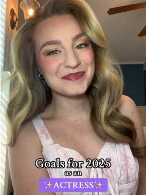 My GOALS for 2025 as an ACTRESS! 💜🥂👏🏻✨ #musicaltheatre #musicaltheatreactress #broadway #musical #theatre #nytheatre #audition #auditionbook #auditiontips #auditionseason 