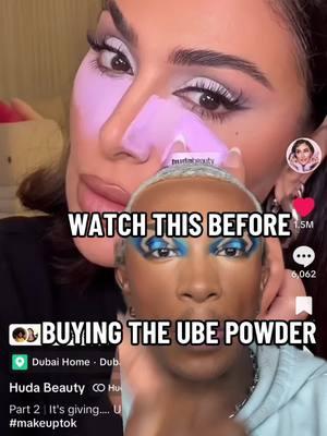 #greenscreen @Huda Beauty @hudabeautyshop this powder has so many ways to be used! #smallmuasoftiktok #makeupfyp #hudabeauty #hudabeautyube #ubepowder #hudabeautypowder #easybakepowder #lavenderpowder #settingpowder #settingpowderhacks #newmakeup #sephora 