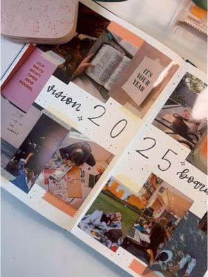 2025 vision board ⭐️ my adorable printer is from @hpsprocket #2025visionboard #sprocketsquad #hpsprocket #visionboard #journaling #journalingideas #handlettering  