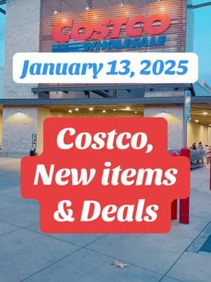 Costco today! Costco finds New items & Deals January 13, 2025  #costco #costcofinds #shopping #asmr #fypシ #kirkland #costcotiktok #costcoguys #usa_tiktok #costcocanada #lazycostcodad #fyp #costconewitems #costcobuys #costcodeals #today #fypage #losangeles #prayforcalifornia #costcoasianfood 