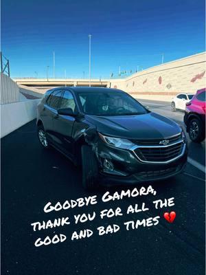 On NYE I was ran off the road which resulted in me slamming against the side wall and bouncing back onto the interstate. Luckily there was no major injuries just was banged up a bit. But today I had to go get all my belongs out of this car and say goodbye. It’s crazy how much you can become attached to a vehicle but Gamora was more than a car. She was my girl! Always got me to where I needed safely. Many memories were made. She was a true Gem. I hope her parts are gunna help someone with their car. Thanks for a great 6 years Gamora. #totaledcar #carlove #myprideandjoy #caraccident #goodbyecar #fyp #memories #newbeginnings 