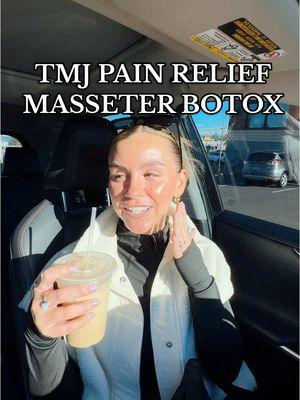 Masseter Botox Round ✌🏼 For TMJ Pain Relief 💉 #tmj #tmjpainrelief #masseterbotox #comewithme 