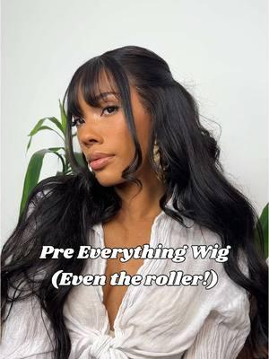 I love a do nothing wig 😍 @UNice Hair #preeverythingwig #beginnerwig #wig #bangs #wigtok 