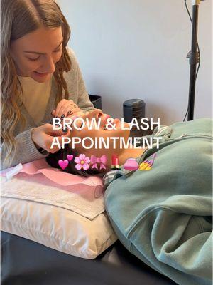 Replying to @nikeataylor0 My brow girl is a WIZARD! Always making them look perfect😌💕 #minivlog #cometomyapptwithme #spendtheafternoonwithme #ditl #eyebrowappt #lashappt #microblading #browlamination #momtok 