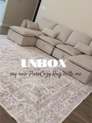 I’ve been looking for a Cozy rug and I finally found one on TikTokshop ✨  Details: 8x10 Color: autum  . . (Now I need new couches) I got those on Amazon and I dislike them so bad 😒😭 #fyp #purecozy #unboxing #unbox #rug #carpet #rugs #fyp #fypシ #hello #lemon8 