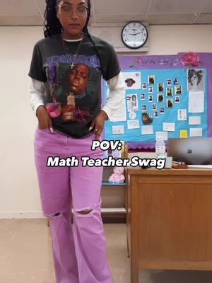 Flyest Math Teacher Out👩🏽‍🏫🧮✌🏽‼️ #fyp #MsG #teachersoftiktok #teachertiktok #explore #fypシ #OOTD #teacherstyle #fitcheck #grwm #mathteachersoftiktok #teacherlife #teachersbelike 