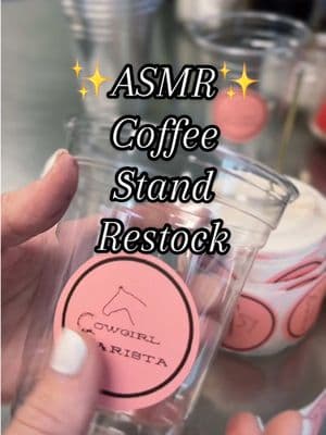 ✨A little behind-the-scenes magic✨ From stamping sleeves to filling beans and restocking energy drinks, every small detail adds up to a smooth day at the coffee stand ☕️ The perfect cup starts with the perfect prep 🙌🏼 Turn up the sound for some satisfying ASMR and a peek at what keeps up running efficiently 🫶🏼  What is your favorite part of the coffee stand life? 👇🏼 #asmr #asmrrestock #shoprestock #coffee #coffeetiktok #barista #baristatok @Nicole Riehl 