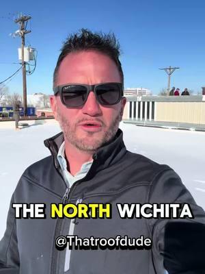 Commercial roof inspection today. The owner is deciding whether to remove all the old material or install TPO directly over it.  We’re providing a few options to help him out—he’s been dealing with major leaks. #thatroofdude #wichita #wichitaks #kansas #wichitakansas #commercialroofing #roofinspection #TPO #roofsolutions 