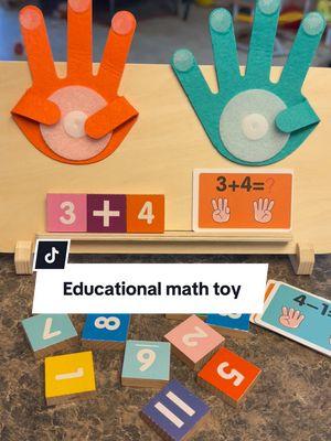 Educational math toy - #learning #learningtocount #preschool #preschoolteacher #counting #montessori #woodentoys #fyp #foryoupage #fypシ #educational #educationaltoy #homeschool #homeschoolmom #homeschooling #addition #subtraction #math #learningmath #kindergarten 