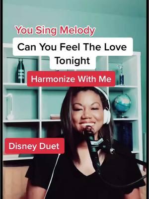 Will you harmonize with me 🎙️ #singer #singers #singingchallenge #musicchallenge #harmony #lionking #mufasa #eltonjohn #canyoufeelthelovetonight #harmonies #harmonychallenge #harmonize #harmonise #singtok #singingduet #harmonizewithme #harmonisewithme #duetwithme #eartraining 