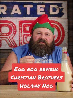 @Alabama Boss is knocking back some egg nog! First up is Christian Brothers Holiday Nog made with brandy. #eggnog #nog #brandy #holidaynog #christianbrothers #alabamaboss #booze #boozereview 