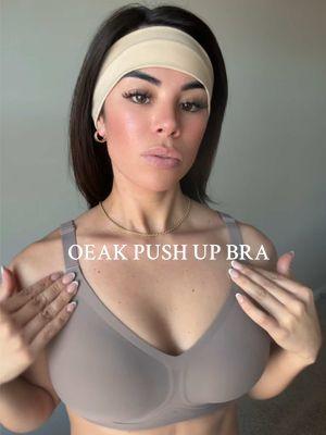 Extremely soft and comfortable bra from Oeak Apparel. Click the orange cart to shop. #pushupbra #comfortablebra #wirelessbra #seamlessbra #oeak 