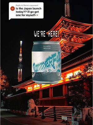 Replying to @Maria WE'RE HERE, TOKYO!!🗼🇯🇵❤️ today’s the day—SummerFall has officially landed in Japan!（≧∇≦） starting today, you can grab our bubbly sake at iconic stores in Tokyo such as Kinokuniya(紀ノ国屋), Aeon Liquor(イオンリカー), Tokyu Department Store(東急百貨店), and more! want to find your nearest spot? hit up the store locator on our Japanese website (link in bio)!✨ oh, and heads-up—the Japan cans are a little different from the U.S. ones. they’re shorter, chubbier, and literally the perfect size to hold while wandering through Tokyo’s neon-lit streets🌃✨💫 we’re so pumped to bring our born-in-California sake brand back to the country of its cultural origins🍶❤️ Tokyo, let’s toast to this epic moment! 🥂🇯🇵 #summerfallsake #sake #drinktok #summerdrinks #wateroftheday #watertok #sparklingsake #launch #japan #japanese #tokyo #tokyotravel 