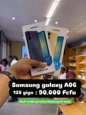 📱 Découvrez le Samsung Galaxy A06 ! 🌟 Vous êtes à la recherche d’un smartphone performant à un prix abordable ? Ne cherchez plus ! Le Samsung Galaxy A06 est là pour vous, à seulement 90.000 FCFA!  ✨ Caractéristiques : - Écran lumineux et réactif - Performances fluides pour toutes vos applications - Design élégant et moderne 🆕 Produit neuf et scellé avec une garantie de 02 ans pour une tranquillité d’esprit totale.  Ne manquez pas cette occasion ! Faites-vous plaisir ou offrez-le à un proche.  . Nos boutiques et Contact: 📍 Yaoundé odza , carrefour mbog_abang  ☎️Tel : 658 18 63 61 📍 Yaoundé odza , Terminus odza en face de la pharmacie du terminus odza. 📍Yaoundé: Dovv bastos , face école Maarif   ☎️Tél: 695 45 67 50 📍Yaoundé : Mendong, Face Dovv ☎️Tél: 691 50 54 63  📍Yaoundé : Mobile Essos, Face du restaurant le WOURI  ☎️Tél: 697 94 31 13 📍Douala : Bonapriso, Rue Njo Njo(après l’école primaire les Gais lutin)  ☎️ Tél :695 98 80 07   Whatsapp :696 10 17 74 ✉️E-mail : iphonecameroun@gmail.com Nos pages unique Instagram: @iphonecameroon  @iphonecameroon_douala  Nous vous attendons massivement dans nos différentes agences.🤗 #iPhoneCameroun, votre téléphone de rêve c’est chez nous. #SamsungGalaxyA06 #Smartphone #BonPlan #Technologie