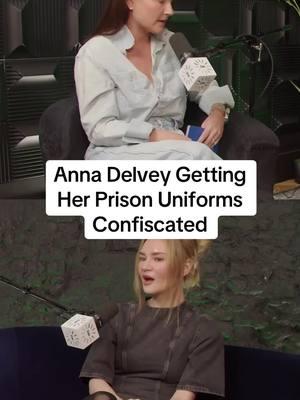 Listen on Taste of Taylor to hear #AnnaDelvey’s perspective on getting arrested and why altering her prison uniforms got them confiscated  #tasteoftaylor #taylorstrecker #inventinganna #annadelveyfoundation #podcastclips 