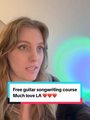 I know it’s not much, but I’m giving away a free songwriting course to anyone affected by LA wildfires. I went through two devastating wildfires in Northern California, and both those communities rose up and banded together. Remember: #sonomastrong ? We got through that by giving support, care, and compassion. ❤️🫂  This course for anyone who needs respite from grief. It’s a small bit of peace and calmness in this time of uncertainty. You’ll learn really cool and unusual chords, how to use those chords in songwriting, and you’ll write your own song. I wrote this course over the last 48 hours. It will be on my Teachable in the next day or so, I’ll update you with more information soon. Much love LA ❤️ #guitar #guitartutorial #guitarlesson #singersongwriter #lawildfires #losangelesfire #musicians #seidschallenge #songwritingsession  