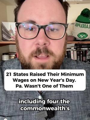 Twenty-one states, including four neighboring states, raised their minimum wage on New Year’s Day, but Pennsylvania wasn’t one of them. Pennsylvania’s minimum wage has been stuck at $7.25 an hour since 2009, which was when the federal government raised the minimum wage nationally. The commonwealth has the lowest minimum wage compared to all six of our neighboring states. New York has the highest minimum wage at $16.50 per hour, followed by New Jersey at $15.49, Delaware and Maryland at $15, Ohio at $10.70, and West Virginia $8.75. Pennsylvania House Democrats passed legislation to raise the minimum wage to $15 in last year’s legislative session, but Senate Republicans failed to vote on the bill. ✏️ 📸 : Sean Kitchen #Pennsylvania #PAPolitics #PANews #PAPol #Philadelphia #RaiseTheWage #MinimumWage #Pittsburgh #Harrisburg #WesternPA #CentralPA #CentralPennsylvania