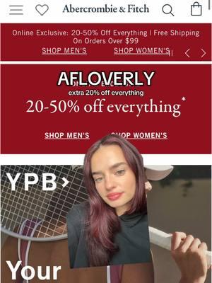 Abercrombie is having 20-50% off everything online. Plus, get an extra 20% off when you shop my 🔗🔗 with the code ‘AFLOVERLY’ at checkout!🛍️  @abercrombie #AbercrombieSale #ShopNow #Abercrombie #Sale #AbercrombieJeans #AbercrombieCode #abercrombiehaul #abercrombiestyle #abercrombiepartner #style #ClothingSale  