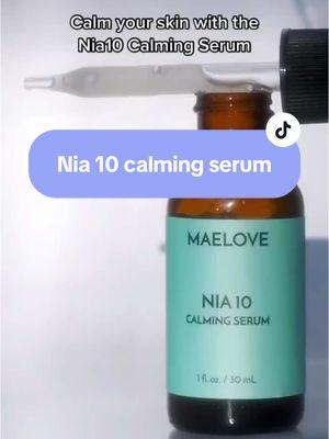 Calm down and glow up. ✨ Nia 10 calming serum featuring niacinamide (vitamin B3), zinc, and white tea extract is ideal for sensitive, inflamed, dry or acne-prone skin. #lovemaelove #peoplewillstare⁠ .⁠ .⁠ .⁠ .⁠ .⁠ .⁠ #redness #irritation #sensitiveskin #healthyskin #cleanskincare #veganskincare #eczema #smoothskin #dryskin #acne #acnetreatment #clearskin #glowingskin #inflammation #rosacea #skinhealth #pregnancyskincare #problematicskin #problemskin #calmskin #repairskin #reducewrinkles #reduceredness #reducepores #reducefinelines #niacinamide #niacinamideserum 