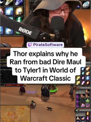 Thor explains why he Ran in Bad Dire Maul run to Tyler1 in Hardcore World of Warcraft Classic #piratesoftware #gamedev #worldofwarcraft #wowclassic 