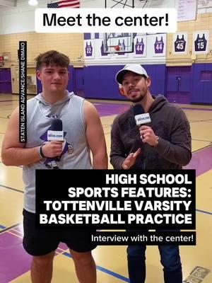 🏀 High School Sports Features: Highlights from our last visit! Check out our interview with Center Vito Jack from the latest Tottenville High School varsity basketball team practice we attended.  More interviews dropping later this week! 🎥  #hsbasketball #statenisland #siny 