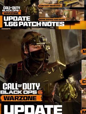 New Black Ops 6 & Warzone Update 1.66 Patch Notes #cod #callofduty #warzone #warzoneclips #warzone2 #codwarzone #codweapons #patchnotes #codnews #codsquadup💞💞💞💞💞 #GenshinImpact #blackops6 #bo6 #bo6news #blackops6updates #blackops6clips #bo6leak #bo6clips #GamingOnTikTok #fypシ #fyp #foryoupage #fypシ #twitchstreamer #twitch #cod #callofdutywarzone #callofdutyblackops6 #twitch #twitchclips #npc #razerstreamer #twitchclips