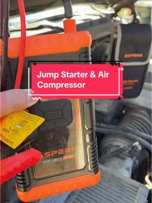 If your man hasn’t got you one of these jump starters with the air compressor, he don’t care about you. I said what I said 🤷‍♂️ #jumpstart #jumperstarter #jumpstarter #jumpstartyourcar #tiktokshopnewyearnewaura #tiktokshopfinds @AsperxUS @AsperX_official 